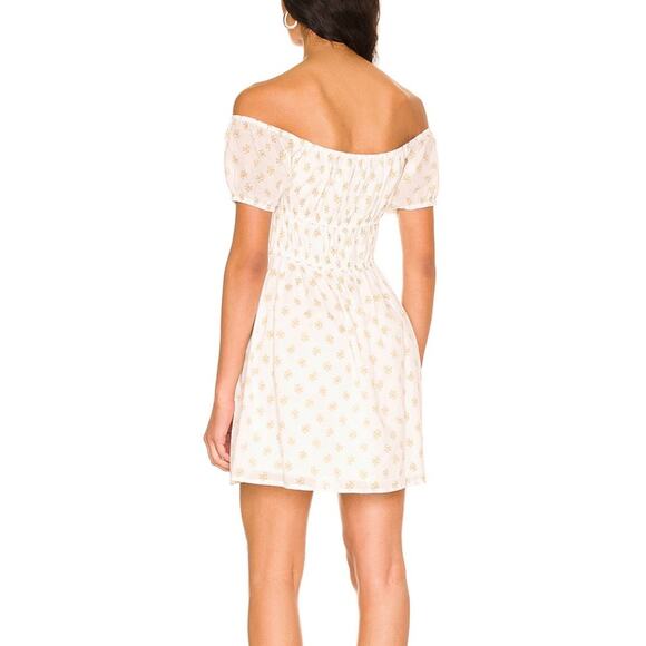 Faithfull the Brand Viola Mini Dress in Cairo Floral Print Size XL NWT - Picture 2 of 7